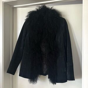 SOLD Black suede jacket